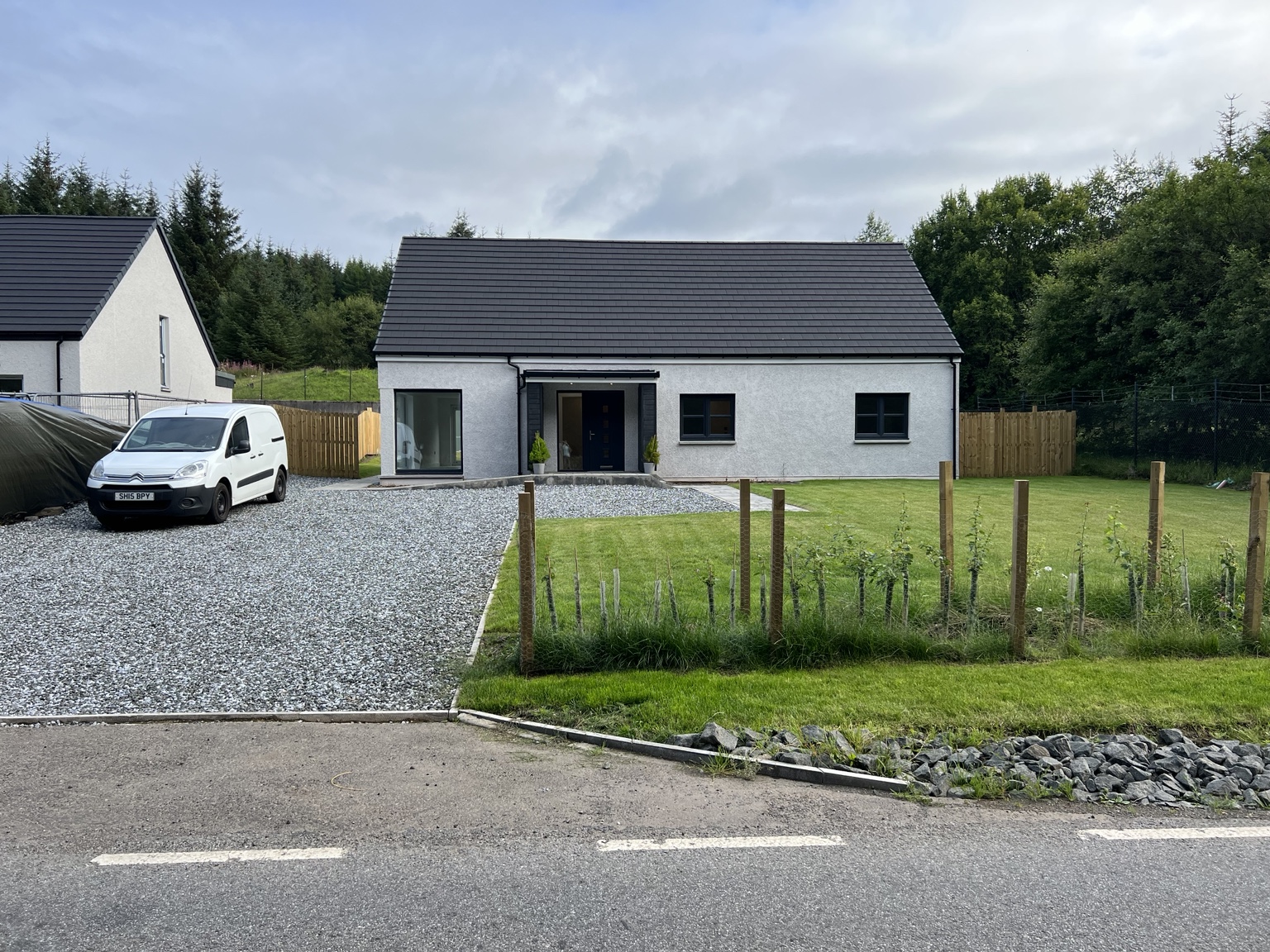 Completed home at the former Gartcarron Waterworks development